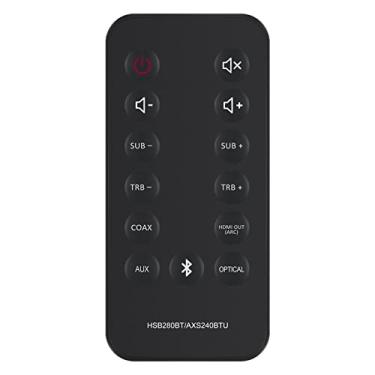 Imagem de PERFASCIN Controle remoto infravermelho de substituição adequado para sistema de barra de som Hitachi HSB280BT AXS240BTU 2.1 BT