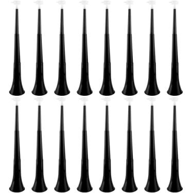Imagem de Hoarost 16 Pcs 24 Inch Collapsible Stadium Horn Vuvuzela Plastic Trumpet Horn Blow Horn Noisemakers for Sporting Events School Graduation Sports Games Themed Party Favors (Color set 1)