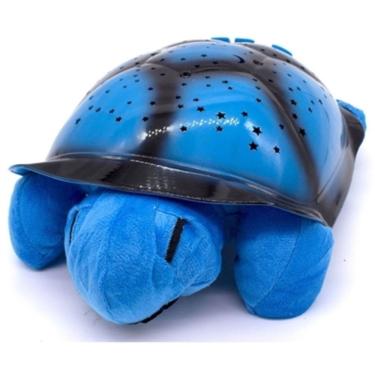 Imagem de Abajur Tartaruga De Pelucia Musical Luminaria Infantil Com Projetor De Estrelas Som E L...