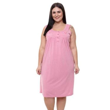 Imagem de Camisola Regata Rosa Gislal 14106 Poliviscose, Rosa, 56