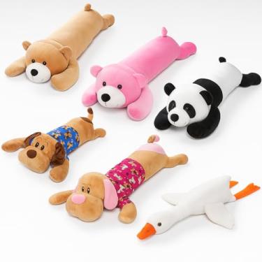 Imagem de Travesseiro De Corpo Anatomico Pelúcia Animais Gigante XUXÃO (Cachorro Azul)