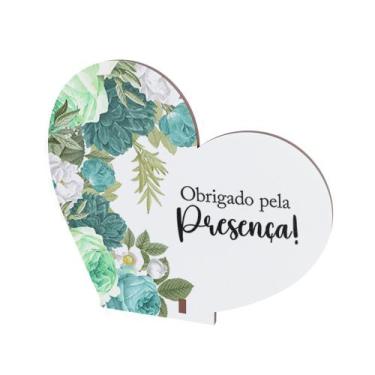 Imagem de Kit 10 Lembrancinhas MDF De Agradecimento Casamento Aniversário - Crip