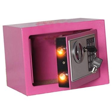 Imagem de Caixa de dinheiro, cofrinho para crianças, cofrinho de papel, moeda, cofrinho de metal engrossado, cofrinho rosa inteligente, capacidade de moedas