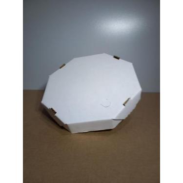Imagem de Caixa de pizza 30 cm branca fardo c/ 50 unidade - DBOX
