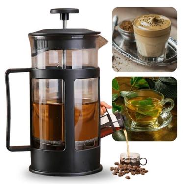 Imagem de Cafeteira Prensa Francesa Cremeira 300 Ml Café Chá Em Vidro