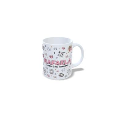 Imagem de Caneca de Cerâmica Personalizada Dorama, Branca, 325ml, com letra e nome, nome personalizável (r)
