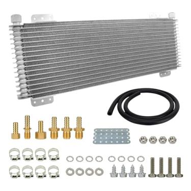 Imagem de Kit de resfriador de óleo de transmissão LPD47391 40k Upgrade LPD47391 15 fileiras de baixa pressão compatível com serviço pesado 40.000 GVW Max Inclui ferragens de montagem
