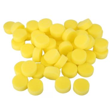 Imagem de CUOFYUNL 2 cores 50 unidades de esponja hidropônica sem solo para plantio de mudas para estufa (Amarela)