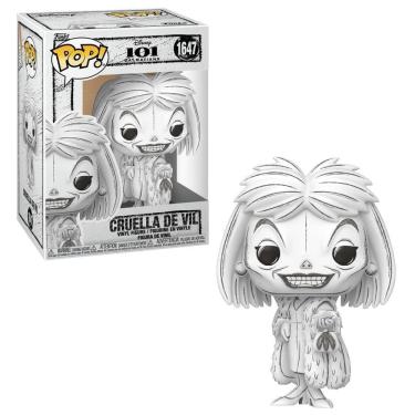 Imagem de Boneco Funko Pop! Disney Esboços - Cruella De Vil