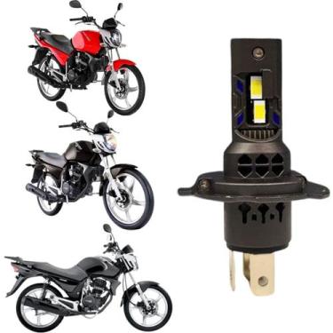 Imagem de Lâmpada Super Led H4 Farol Alto/Baixo Branco Voltagem DC 9v - 32v 26w 