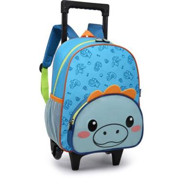 Imagem de Mochila De Rodinha Infantil Bichinhos 3d Escolar Creche Fofa - Nova Ri
