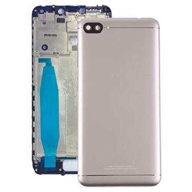 Imagem de LIYONG Peças sobressalentes de substituição com lente da câmera e teclas laterais para Asus Zenfone 4 Max ZC520KL X00HD (ouro) Peças de reparo (cor azul)