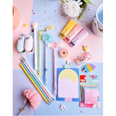 Imagem de Kit Surpresa Papelaria Fofa (25 itens) - Papelaria da Myah
