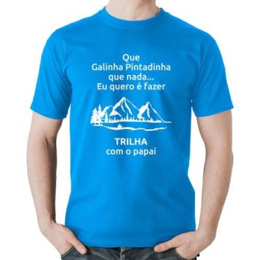 Imagem de Camiseta Algodão Trilha Com O Papai Trekking - Foca Na Moda