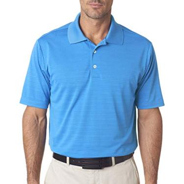 Imagem de adidas Golf Mens ClimaLite Textured Short-Sleeve Polo A161 -COAST S
