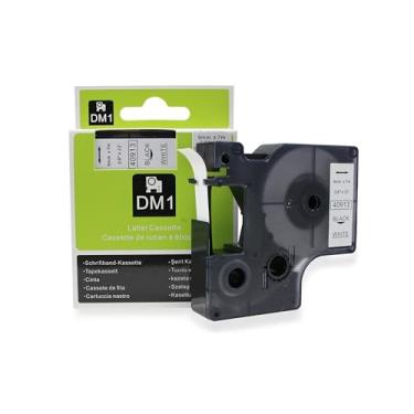 Imagem de Fita Refil Compatível D1 40913 Branca 9mm para Rotulador Dymo LM150 LM160P LM210D LM420P LM500TS Color Pop