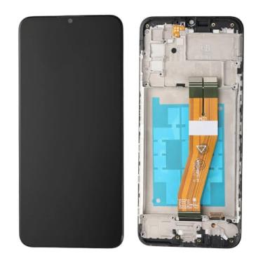 Imagem de Avvood Substituição de tela LCD com moldura para Samsung Galaxy A03S SM-A037M A037M A037F LCD Screen Display Touch Digitalizador com moldura de substituição de 6,5 polegadas