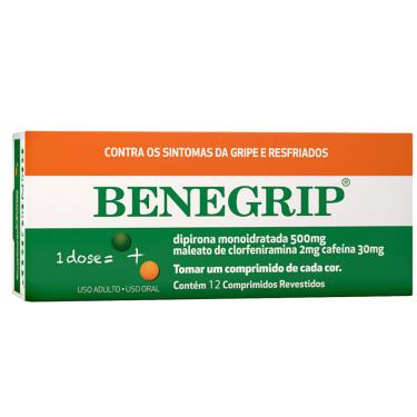 Imagem de Benegrip 12 Comprimidos Revestidos