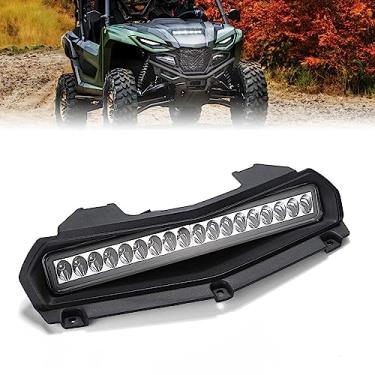 Imagem de KEMIMOTO Luz de capô compatível com Rmax2 Rmax4 1000 2021-2023, luz de circulação diurna LED acessórios de luz auxiliar frontal luzes de destaque de grade de LED, 1 peça