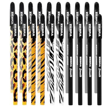 Imagem de Caneta esferográfica Zebra Doodler'z Stick - 1,0 mm - Estampa Animal Novidade e Barris Pretos (20)