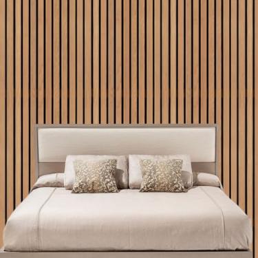 Imagem de Papel de Parede 3D 5 METROS X 45CM Auto Adesivo Colante RIPADO RIPA Painel Sala Quarto TV