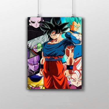 Imagem de Placa Decorativa Dragon Ball Super Anime Poster