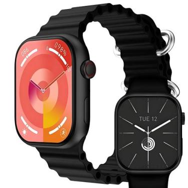 Imagem de Smartwatch Watch HW9 PRO 2 Amoled + 3 pulseiras NFC assistente de vóz 