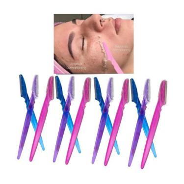 Imagem de Lâmina de sobrancelha dermaplaning esfoliante facial removedor pelos 1