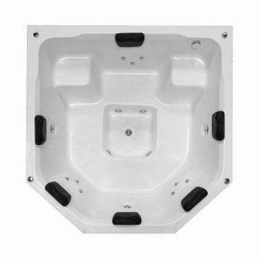 Imagem de Spa Quadrado San Juan COMPLETO com hidro em acrílico - Só Banheiras, 1