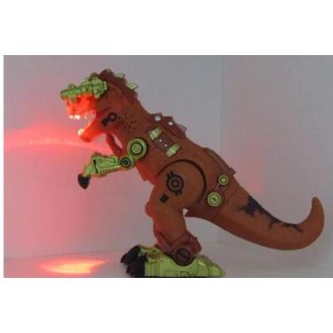 Imagem de Brinquedo Infantil Dinossauro Lança Dardos Com Luzes e Som . - toy kin