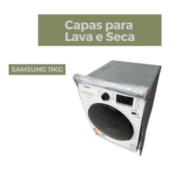 Imagem de Capa lava e seca samsung 11kg transparente flex - Capas Flex, CINZA