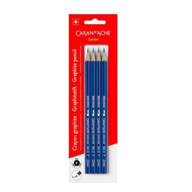 Imagem de Lápis Grafite Edelweiss F Caran D'ache Kit com 4 Unidades - CARANDACHE