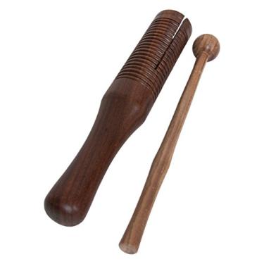 Imagem de DOBANI Agogo unico de madeira Agogo w / Mallet