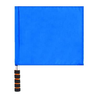 Imagem de menolana Bandeira de árbitro Bandeira Azul Bandeira de Mão para Jogos de Futebol No Campus Treinamento de Basquete