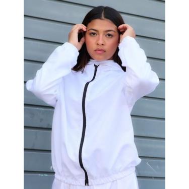 Imagem de Jaqueta Corta Vento Blusa de Frio Feminina Tactel Ciclismo Proteção So