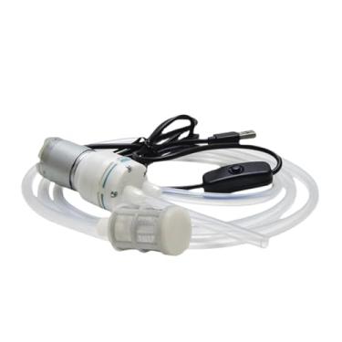 Imagem de Ｂｅｓｇａ Bomba de vinhos de bomba de auto -priming de USB portátil portátil para cerveja Kombucha Beverage, Tubo de Silício 250cm