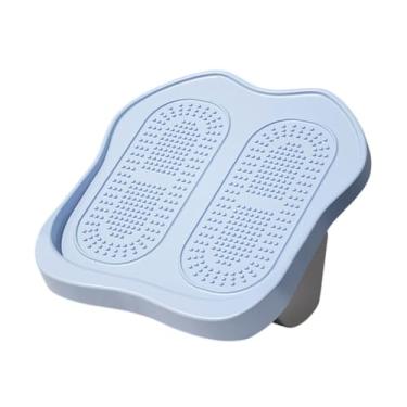 Imagem de Dynwave Placa de maca de panturrilha de bezerro inclinada à placa de estiramento da tábua da placa dobrável para exercícios, Azul