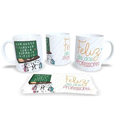 Imagem de Caneca de Porcelana Personalizada dia dos Professores Com Frases Engraçadas e Divertidas (Feliz dia dos Professores)