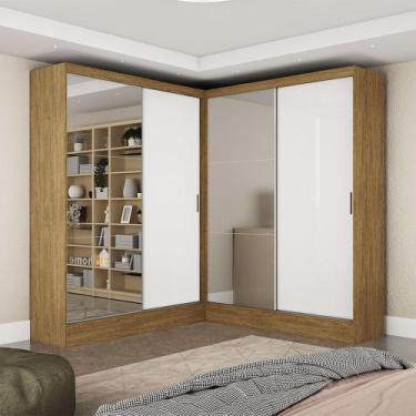 Imagem de Closet Casal Duplo Belém 4 Portas Plus 4 Gavetas Carioca Móveis, Cinam