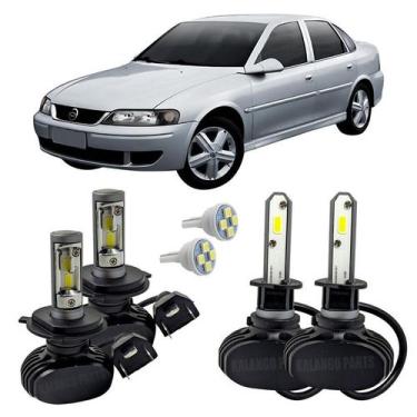 Imagem de Kit Ultra Led Farol Alto Baixo H4 Milha Vectra 1993 A 1995 - Autovex