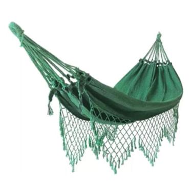 Imagem de Rede De Descanso Dormir Casal Decorativa(Verde Bandeira)
