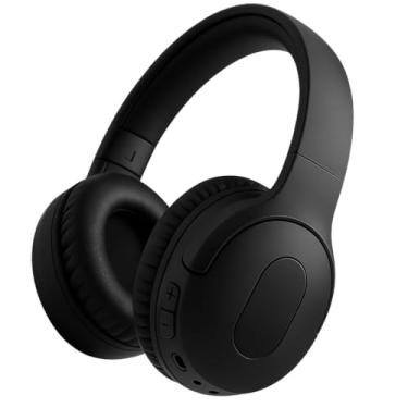 Imagem de Fones de Ouvido Bluetooth Over-Ear, Som Estéreo, Almofadas Acolchoadas, Blutooth 5.3, Fone Headset, Fone Home office (Preto)