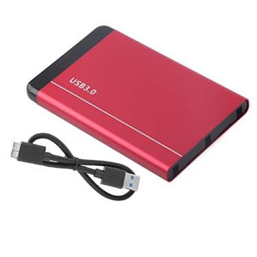Imagem de Móvel Hard Disk Enclosure, Liga de alumínio External Hard Drive Enclosure, USB3.0 Caso Disco Rígido Externo Portátil para 2.5in SSD Suporte 8TB (Não Inclue Hard Disk) (GRCFUMOH03WQYL-13)