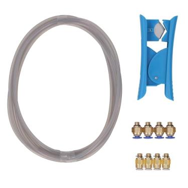 Imagem de Kit de Tubulação PTFE, Filamento de 1,75 Mm Com Cortador para Impressora 3D Bambulab, Substituição de Tubo de 2m para, 4-M6, 4-M10 Acessórios