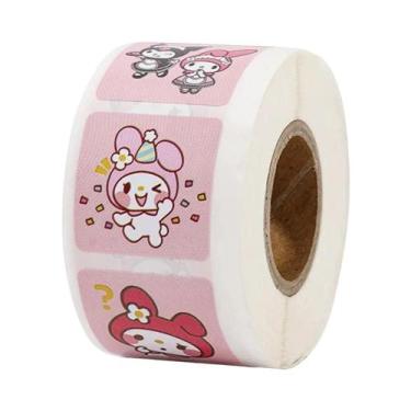 Imagem de Kawaii Sanrio Olá Kitty Melodia Kuromi Cinnamoroll Decalques De Bagage
