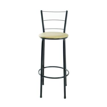 Imagem de Cadeira alta três arames para Cozinha Bar Bancada Gourmet (DOURADO)