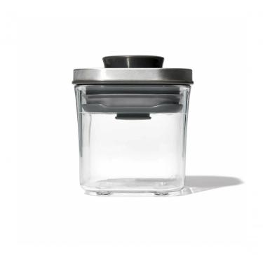 Imagem de Pote Hermético Quadrado Steel Pop 0,2 Litros Oxo