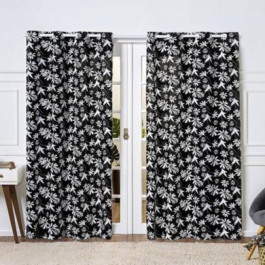 Imagem de Cortina Baggio Tecido Gorgurinho Estampado 2,80x2,50 Metros - Vitor Bo