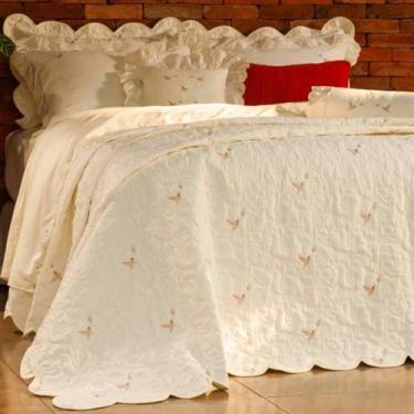 Imagem de Colcha Queen Size Yasmin 400 Fios Egípcios 100% Algodão - De Luca Enxo