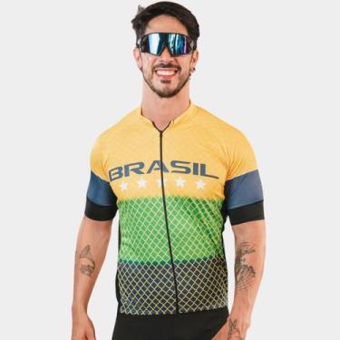 Imagem de Camisa Premium Masculina Manga Curta Respirável Proteção Uv Bolsos Tra